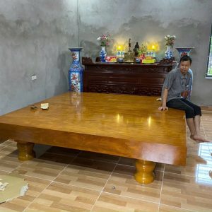 Sập chiếu gỗ cẩm vàng